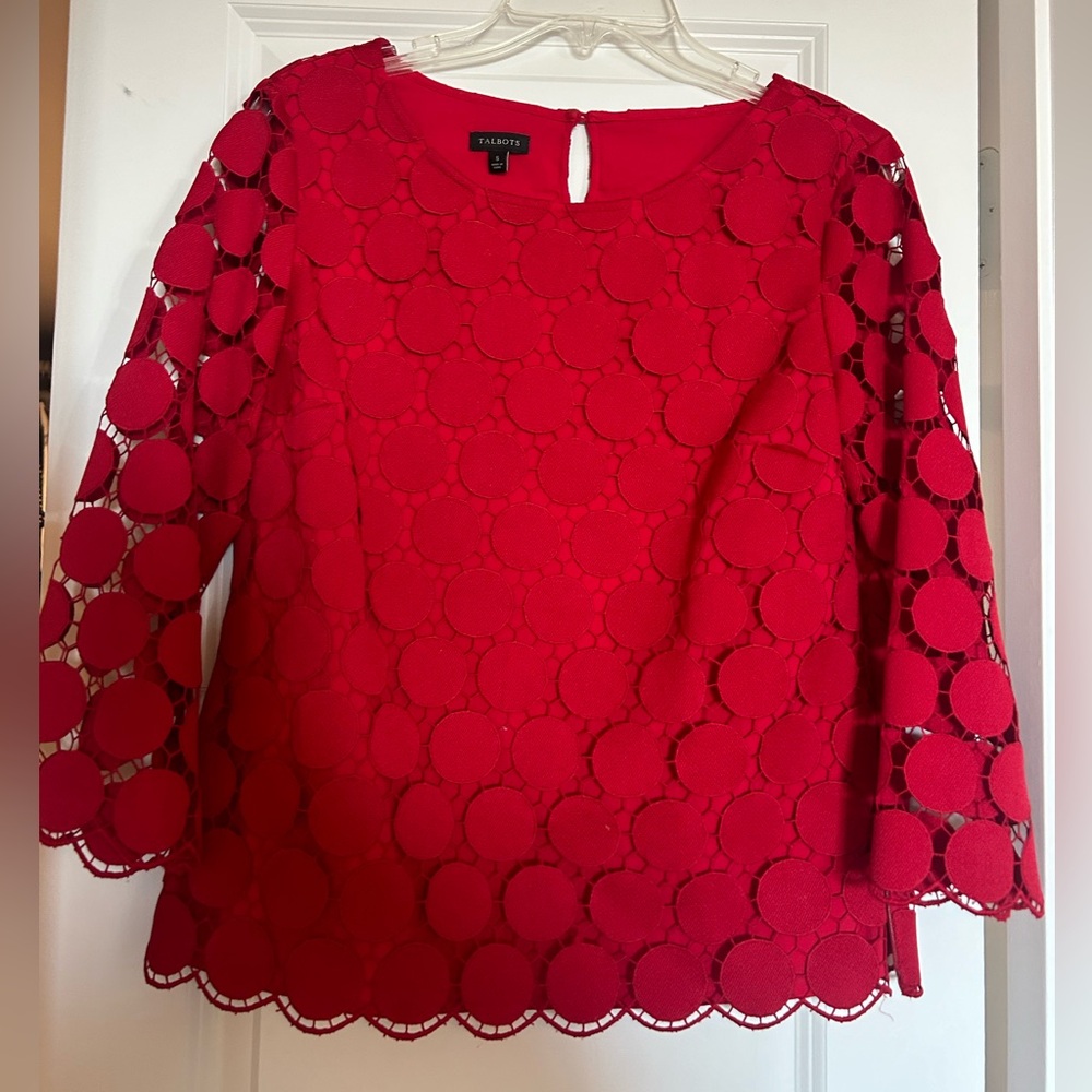Tablots red top, like new!